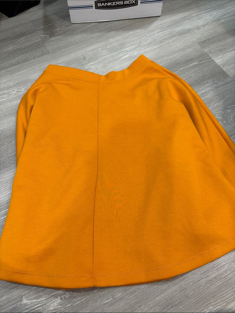 Women’s Orange A-Line Skirt
